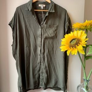 Extra 50% off! Oversized Olive Tunic